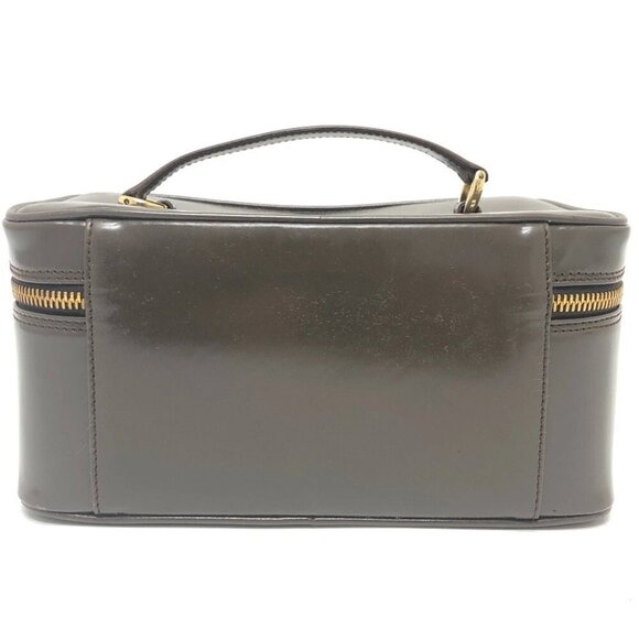 GUCCI 032.1956 Old Gucci Bamboo Hand Bag Pouch Vanity bag Brown/GoldHardware - Picture 10 of 14